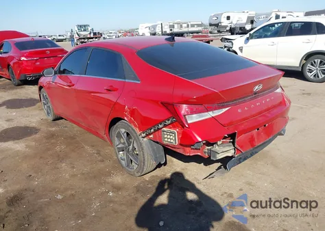 2021 Hyundai Elantra Sel z USA, uszkodzony, nr VIN 5NPLN4AG1MH040985